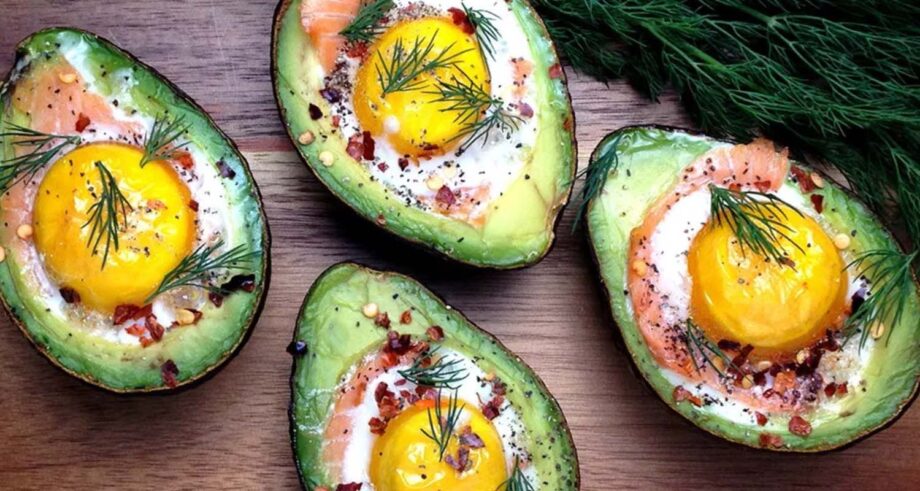 9 Fat Healthy Superfood Avocado Recipes Smoked Salmon Egg Stuffed Avocados.jpg